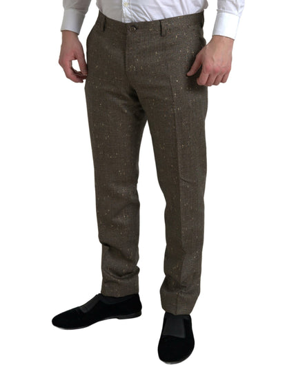 Dolce & Gabbana Elegant Skinny Wool Chino Pants - IT48 | M