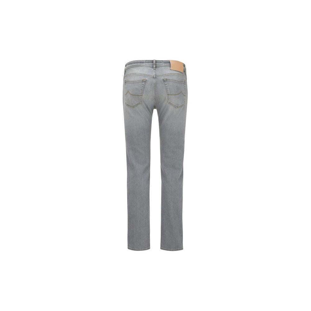 Jacob Cohen Sleek Slim Fit Grey Denim - IT38 | XS