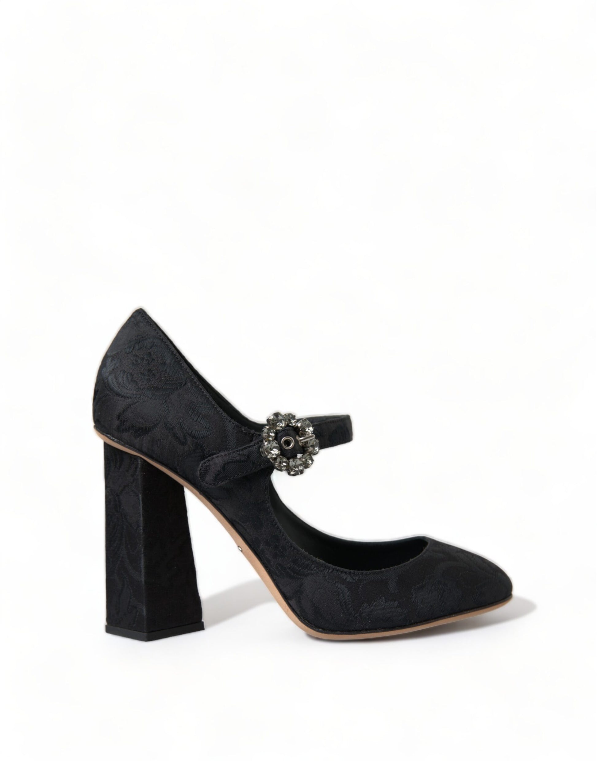 Dolce & Gabbana Chic Black Brocade Mary Janes Pumps - EU36.5/US6