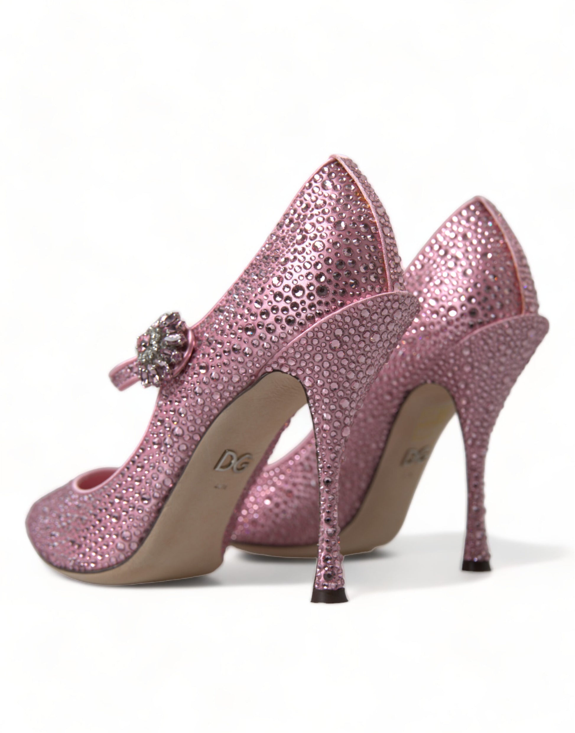 Dolce & Gabbana Enchanting Pink Crystal Pumps - EU40.5/US10