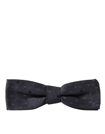 Dolce & Gabbana Elegant Polka Dot Silk Bow Tie