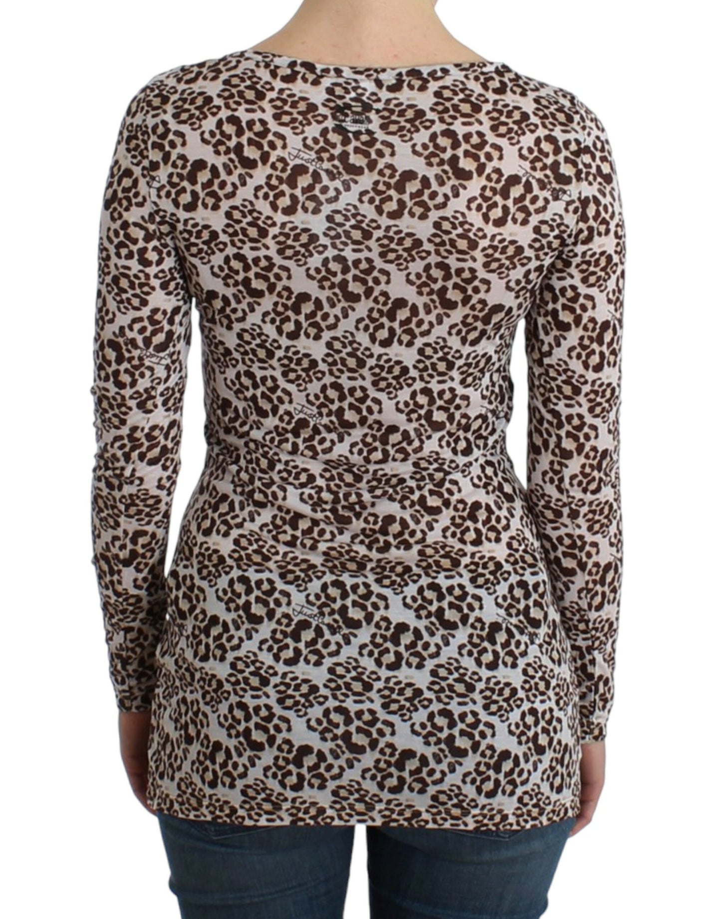 Cavalli Elegant Floral Lace Longsleeve Top - IT44|L