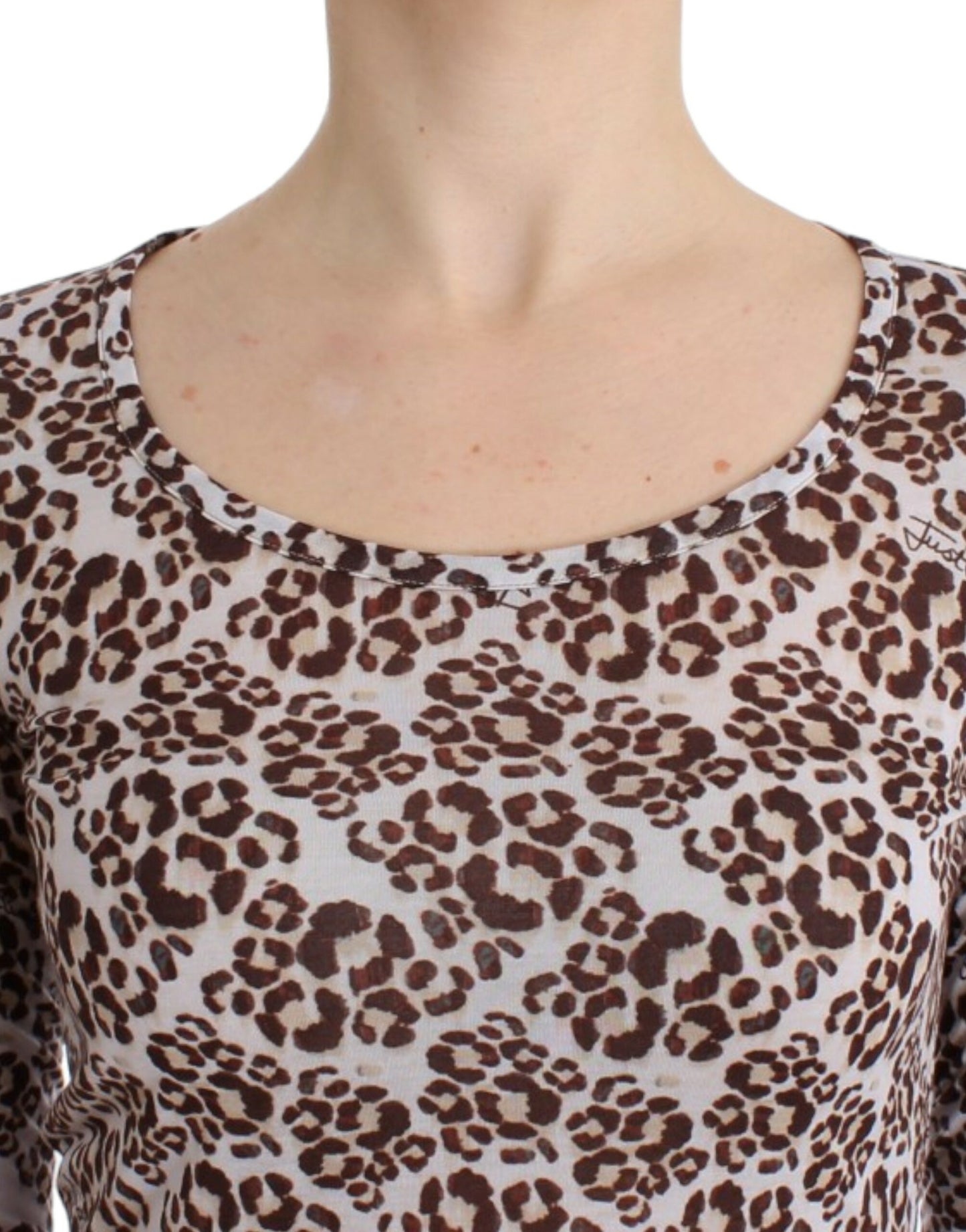 Cavalli Elegant Floral Lace Longsleeve Top - IT44|L