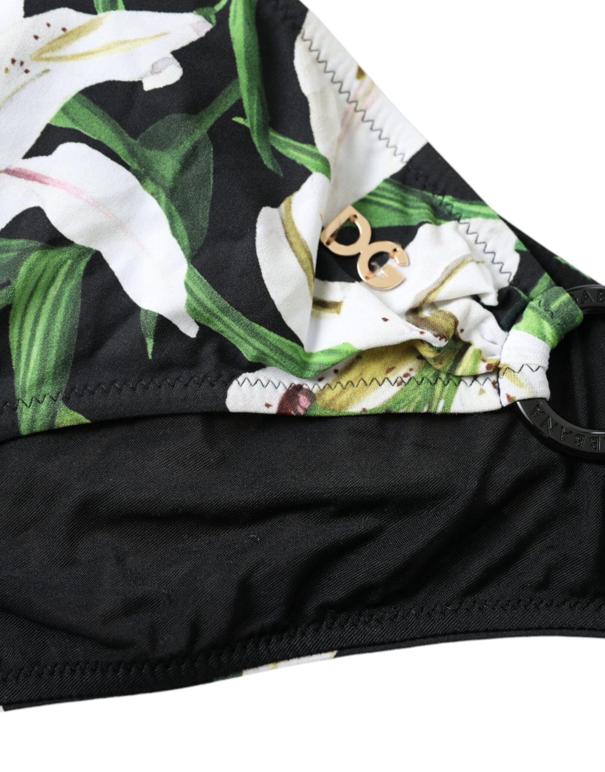 Dolce & Gabbana Elegant Floral Print Bikini Bottoms - Swim In Style - IT4 | L