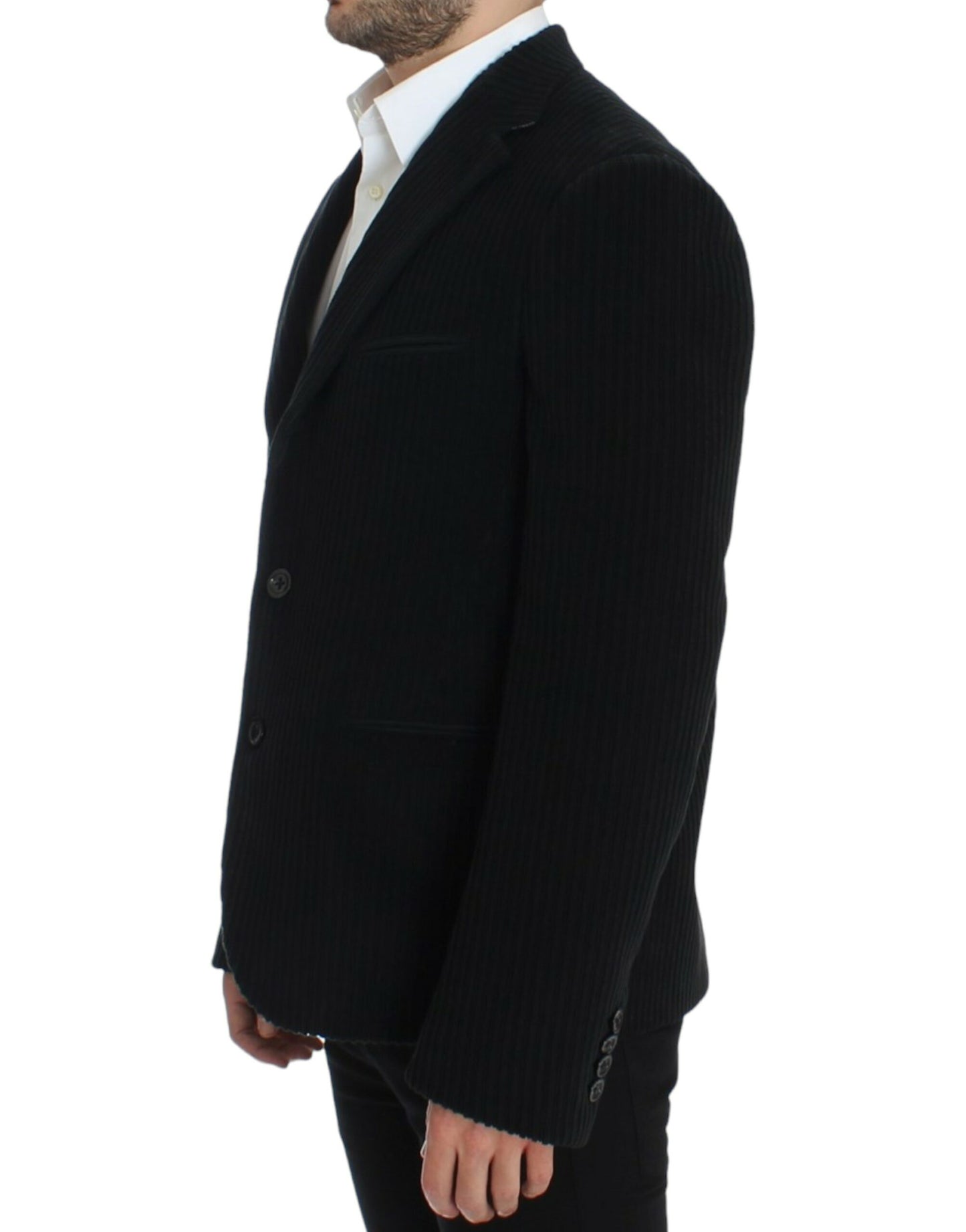 Dolce & Gabbana Elegant Black Martini Blazer Jacket - IT48 | M