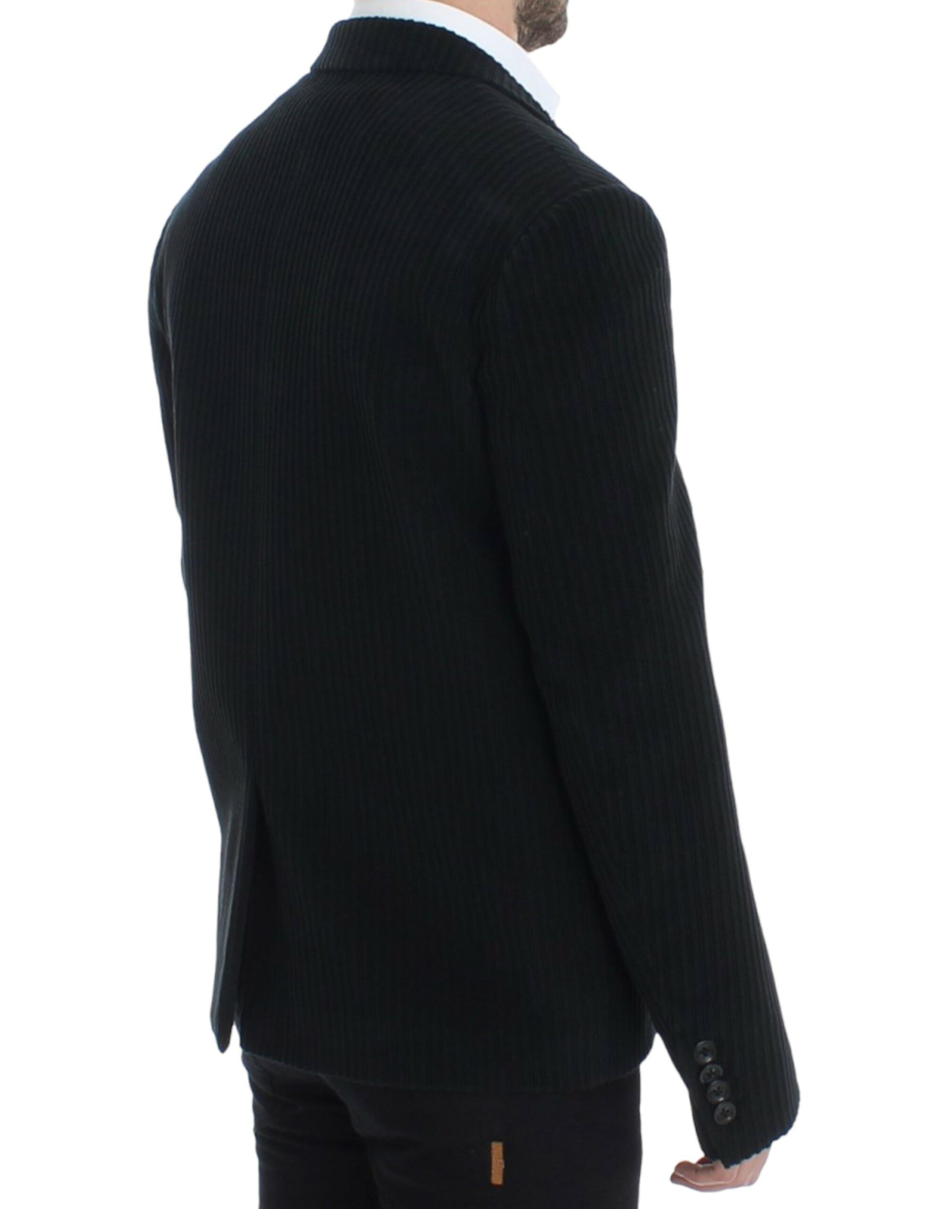 Dolce & Gabbana Elegant Black Martini Blazer Jacket - IT48 | M