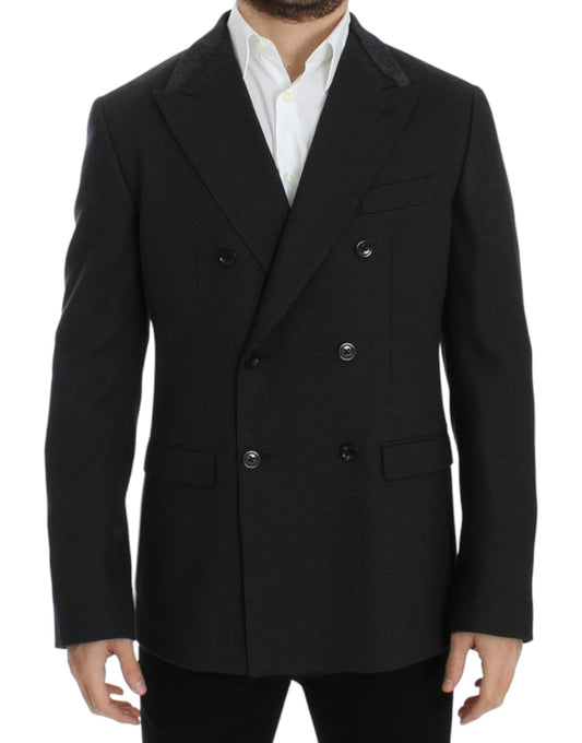 Dolce & Gabbana Elegant Slim Fit Double Breasted Blazer - IT48 | M