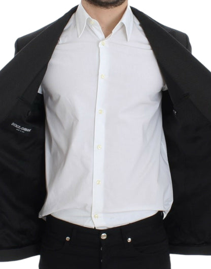 Dolce & Gabbana Elegant Slim Fit Double Breasted Blazer - IT48 | M