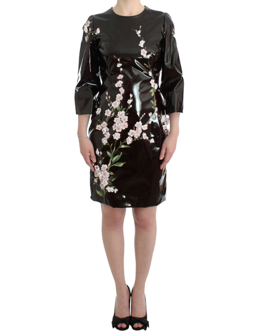 Dolce & Gabbana Elegant Floral Embellished Shift Dress - IT42|M