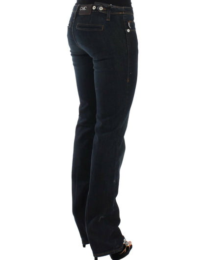 Costume National Chic Blue Slim Fit Denim Delight