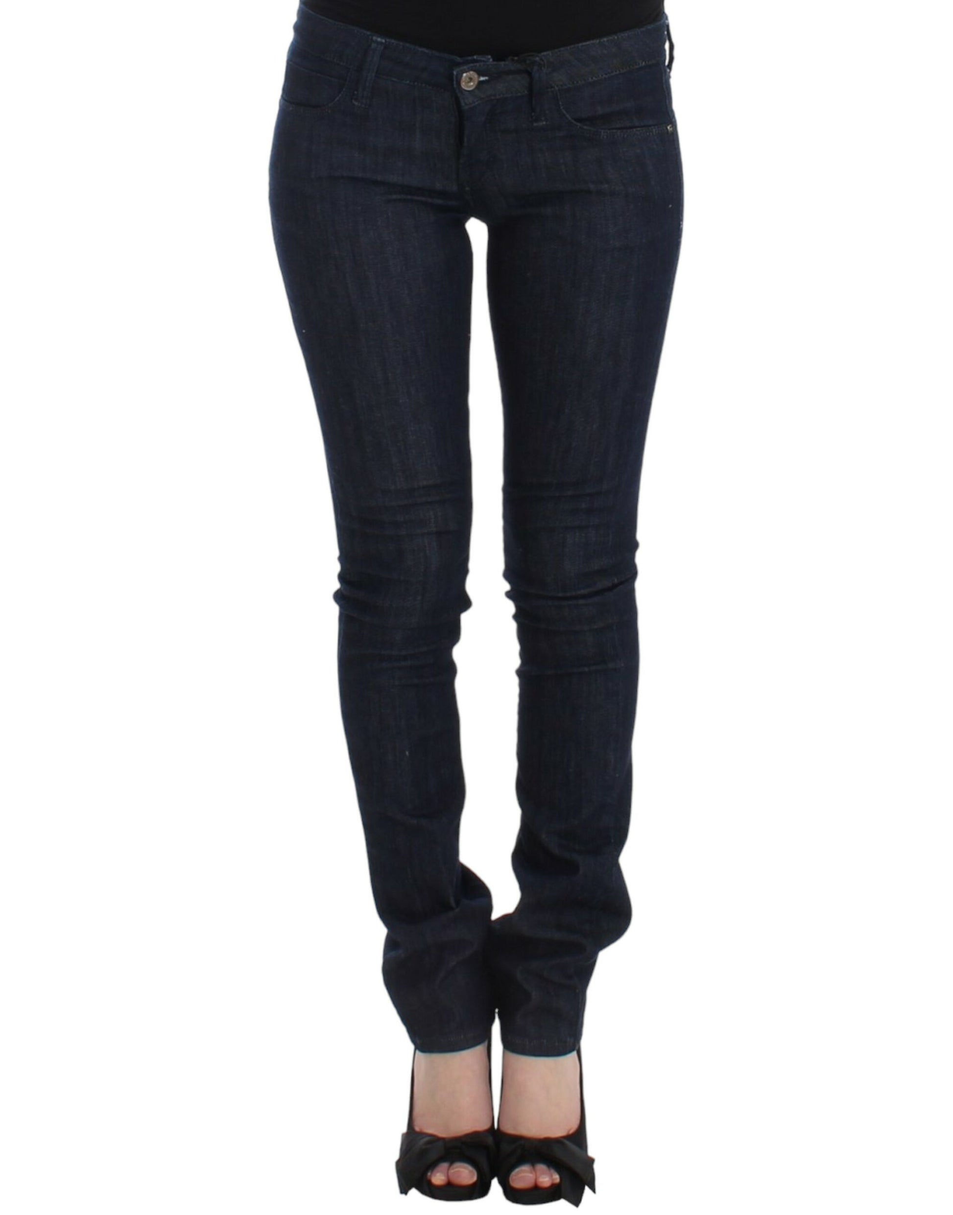 Costume National Chic Dark Blue Skinny Leg Jeans - W26