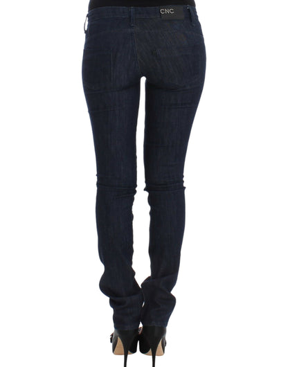 Costume National Chic Dark Blue Skinny Leg Jeans - W26