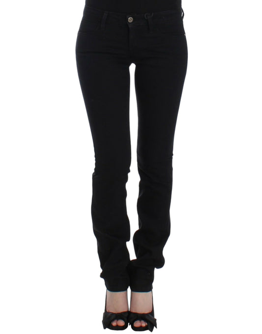 Costume National Elegant Black Straight Leg Jeans - W26