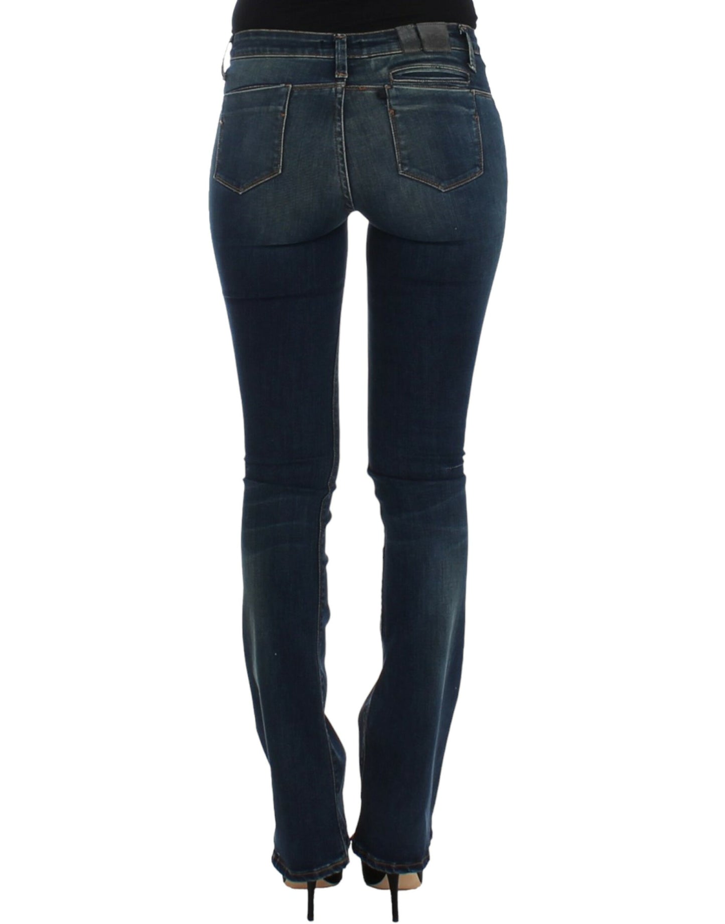 Costume National Chic Blue Straight Leg Designer Jeans - W26