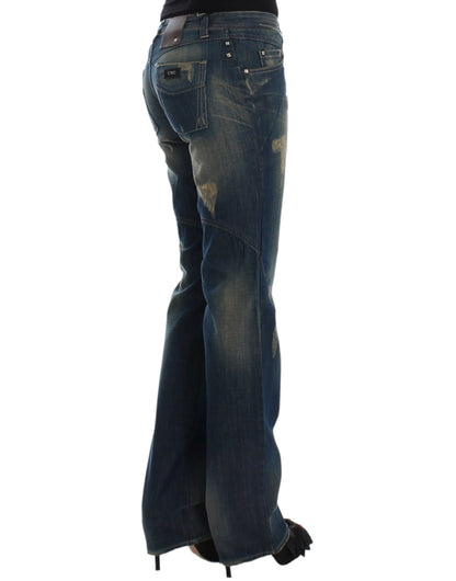 Costume National Chic Straight Leg Blue Denim Jeans - W28