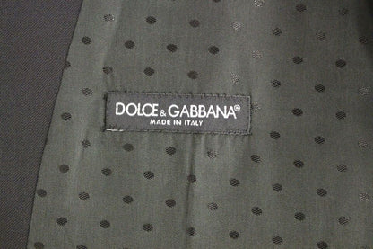 Dolce & Gabbana Elegant Black Wool Formal Dress Vest