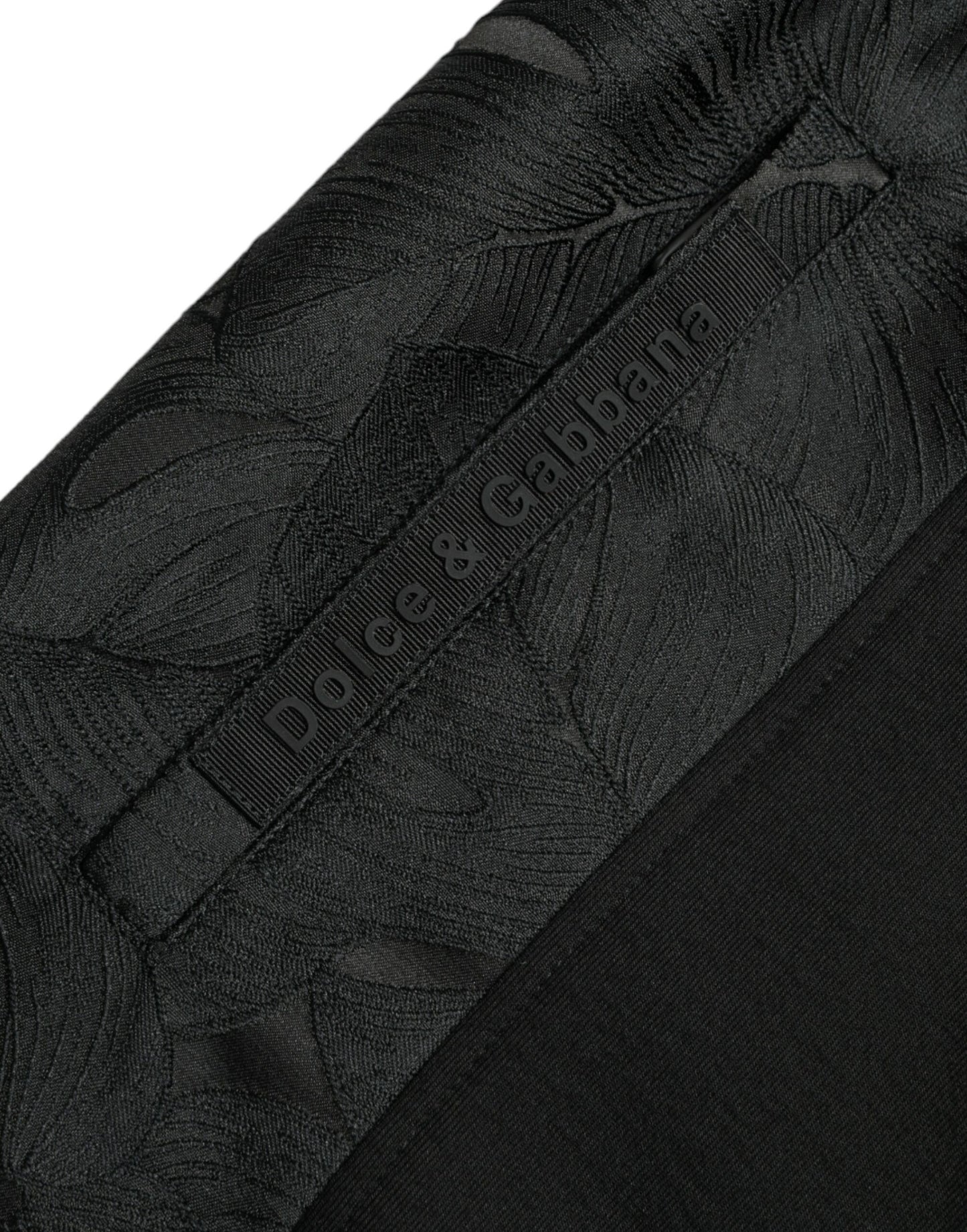 Dolce & Gabbana Elegant Black Leopard Jogger Pants - IT54 | XL