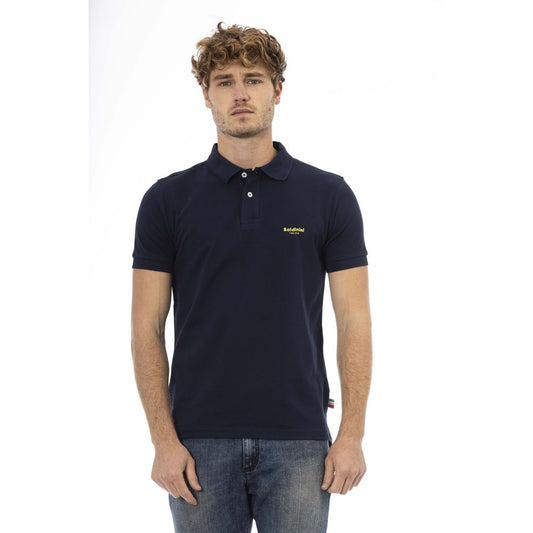 Baldinini Trend Blue Cotton Men Polo-Shirt