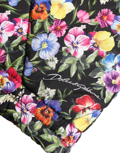 Dolce & Gabbana Vibrant High Waist Floral Shorts - IT40|S