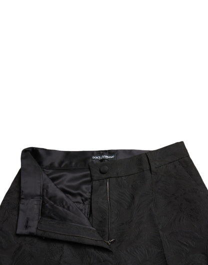 Dolce & Gabbana High Waist Tapered Elegance Pants - IT42|M