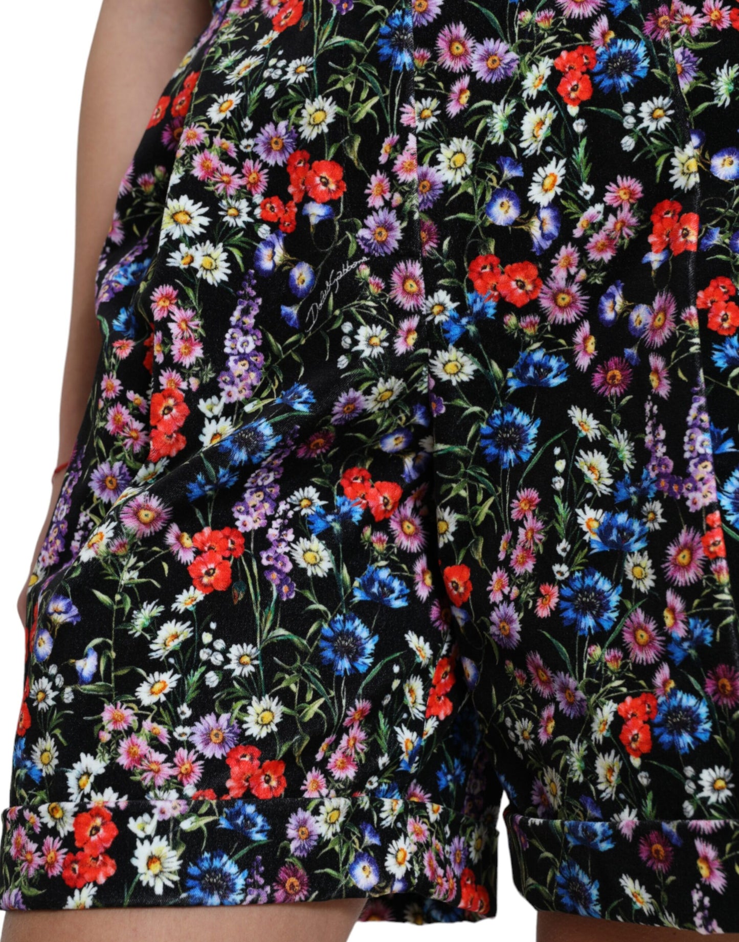 Dolce & Gabbana Chic Floral High Waist Hot Pants Shorts - IT40|S