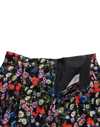 Dolce & Gabbana Chic Floral High Waist Hot Pants Shorts - IT40|S