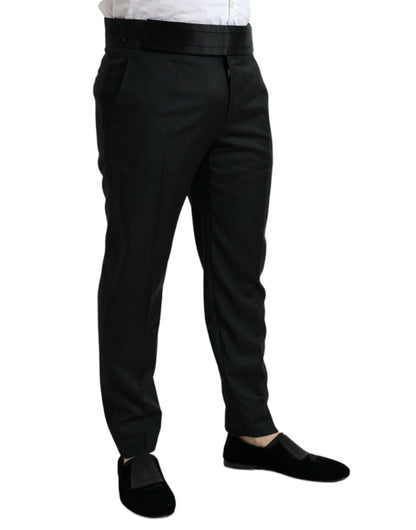 Dolce & Gabbana Elegant Slim Fit Wool Dress Pants - IT50 | L