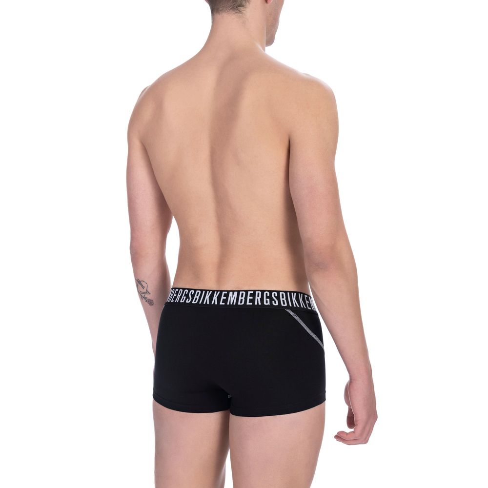 Bikkembergs Black Cotton Men’s Trunk