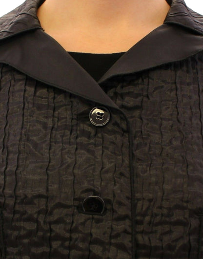 Dolce & Gabbana Elegant Black Bolero Shrug Jacket - IT40|S