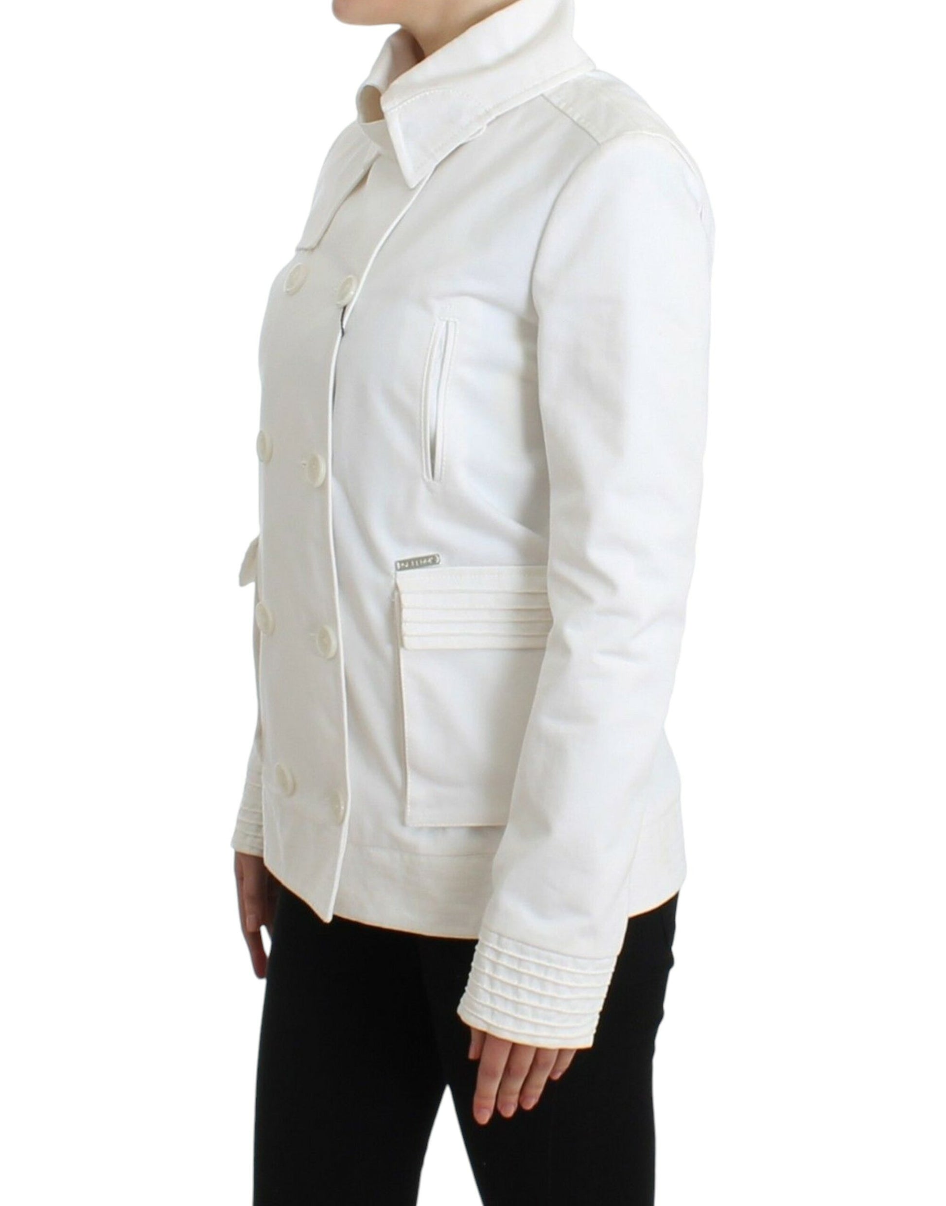 GF Ferre Chic Double Breasted Cotton Jacket - IT40