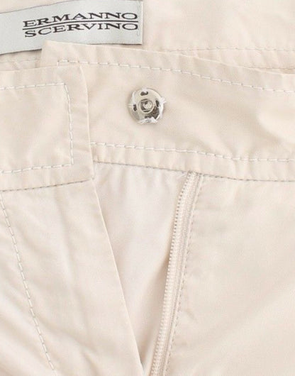 Ermanno Scervino Chic Beige Chino Pants - Elegance Redefined - IT40|S