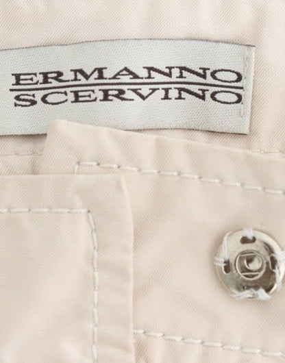 Ermanno Scervino Chic Beige Chino Pants - Elegance Redefined - IT40|S