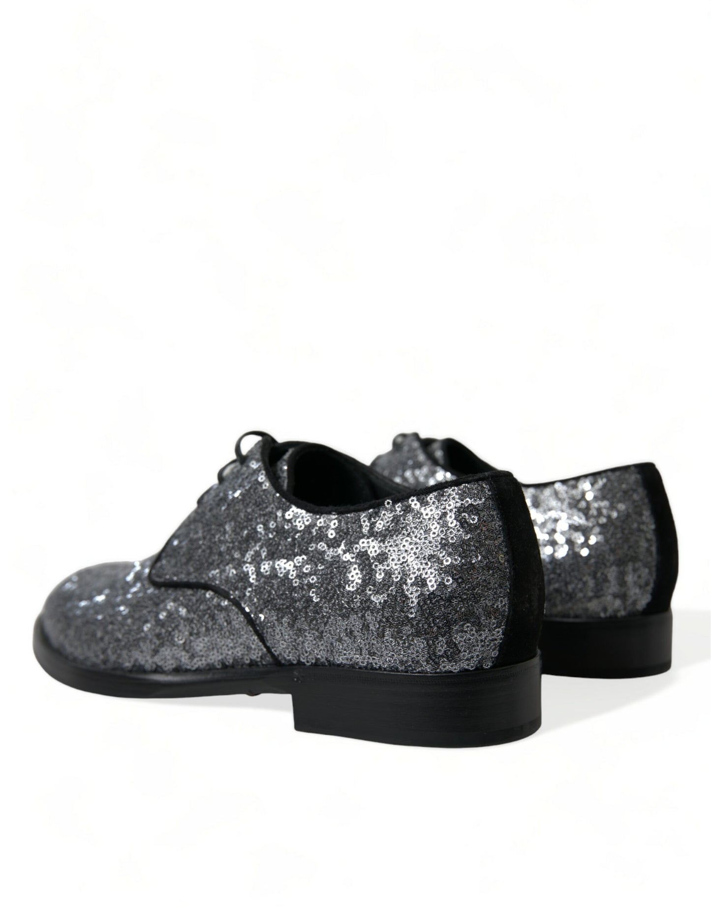 Dolce & Gabbana Exquisite Sequined Derby Dress Shoes - EU39/US6