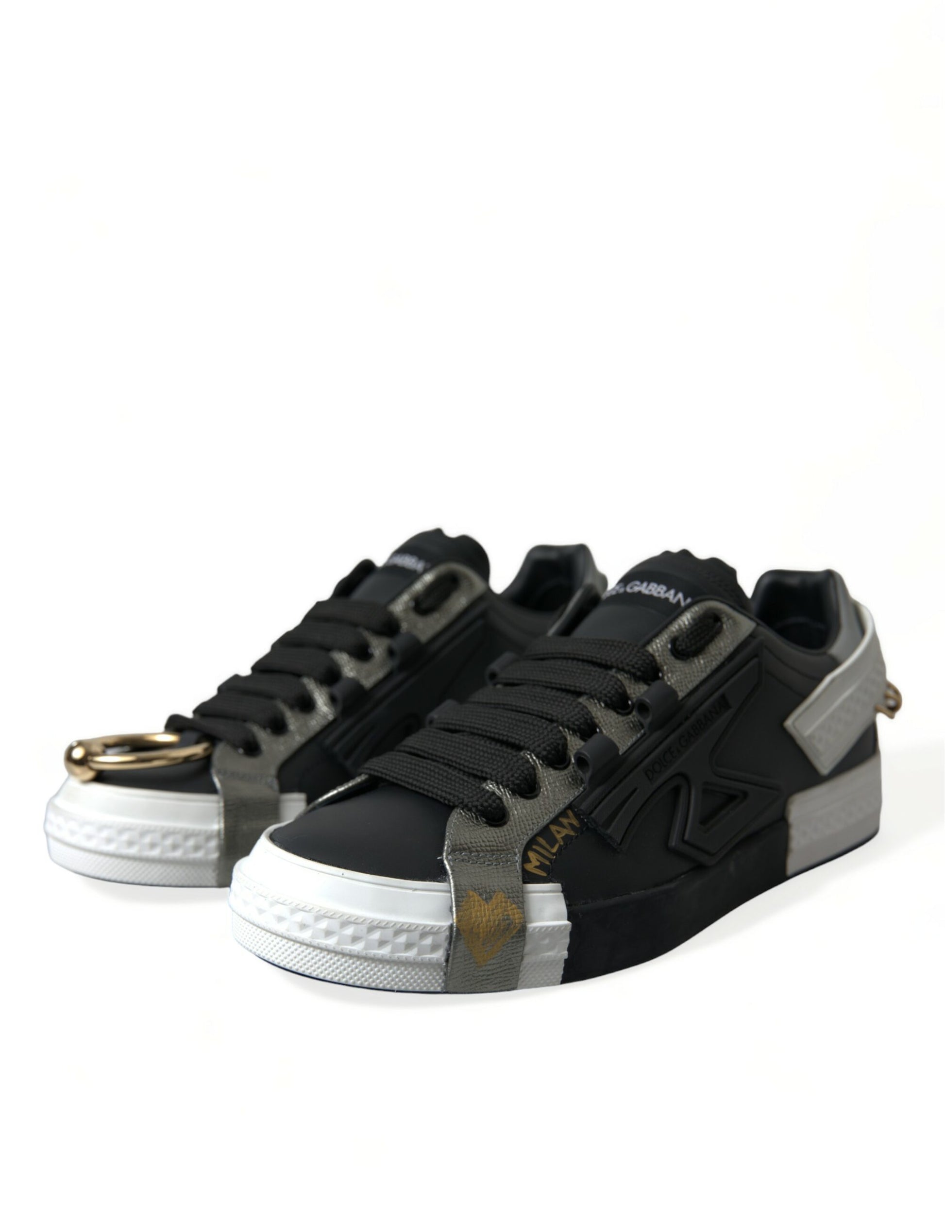 Dolce & Gabbana Elegant Calfskin Low Top Sneakers - EU44/US11