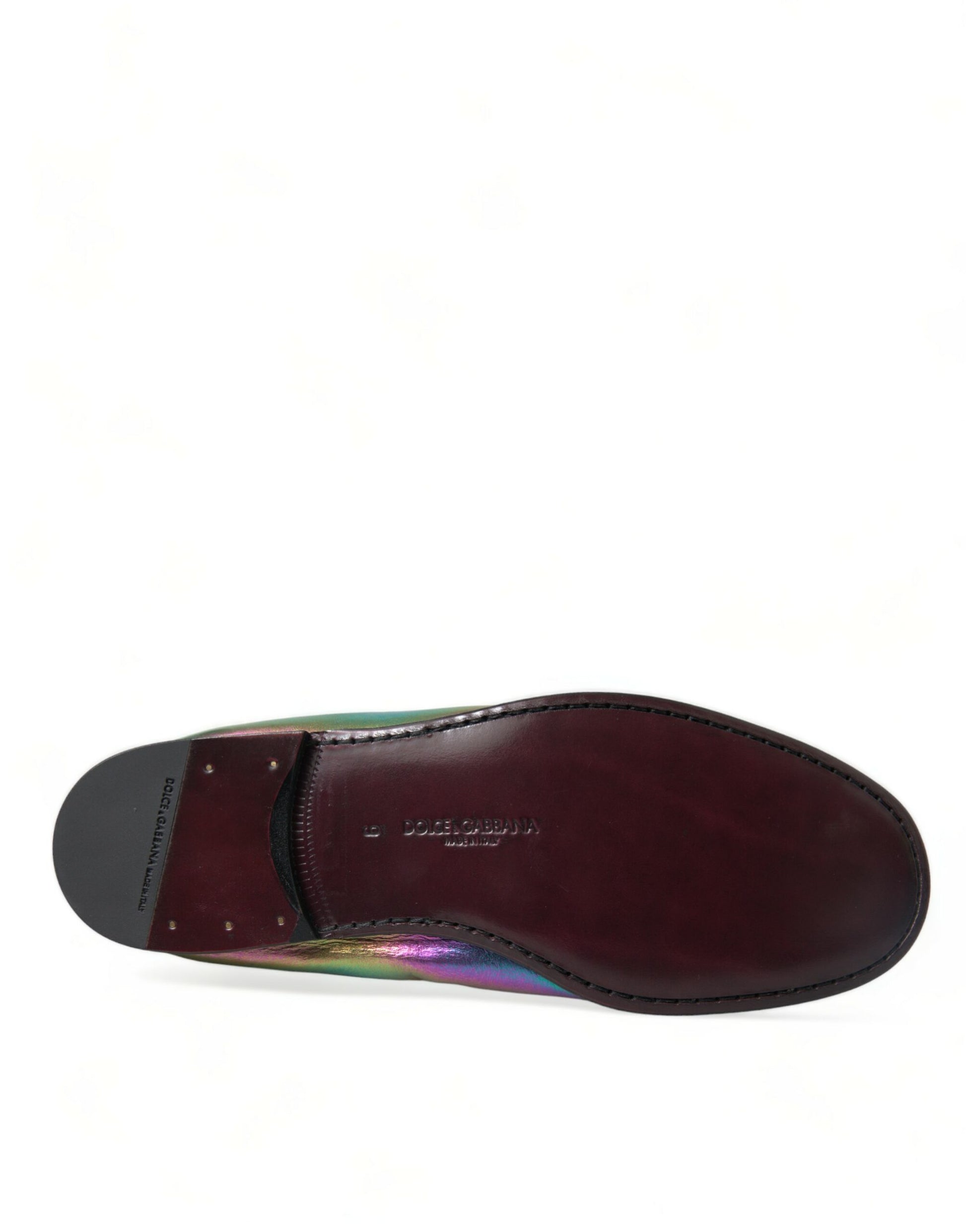 Dolce & Gabbana Elegant Iridescent Loafers for Gents - EU43/US10