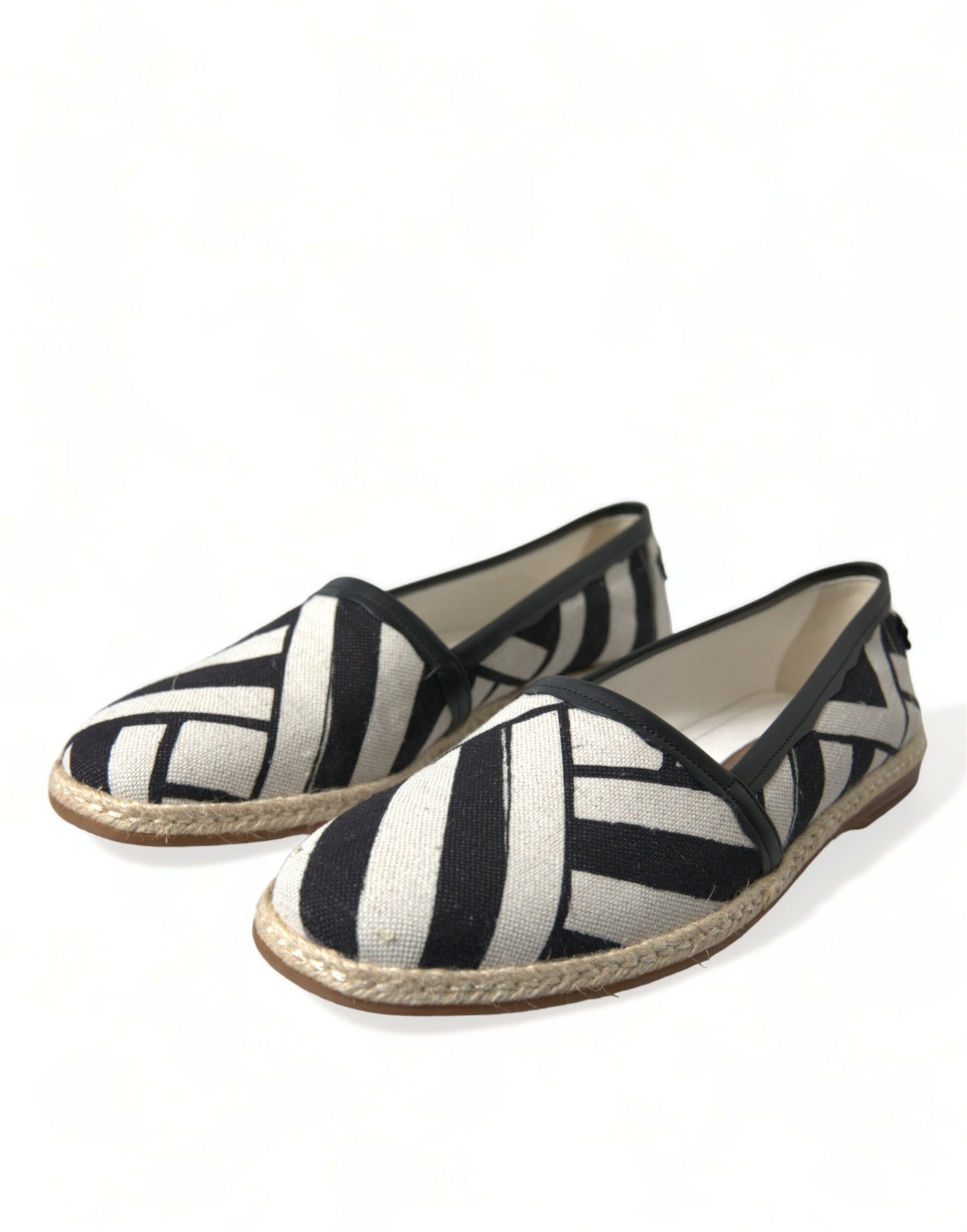 Dolce & Gabbana Chic Striped Canvas Espadrilles - EU42/US9