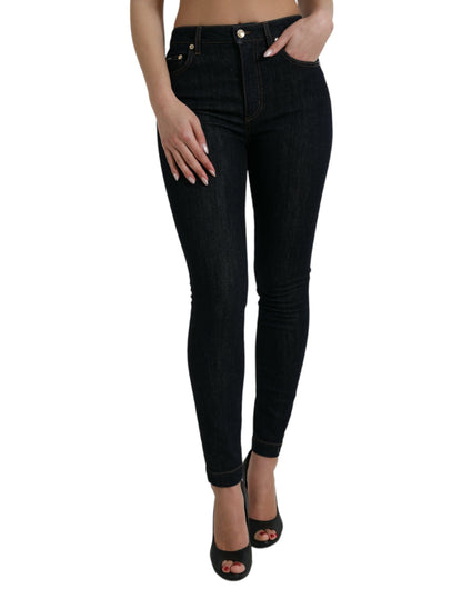 Dolce & Gabbana Sleek Mid-Waist Stretch Denim Jeans - IT40|S