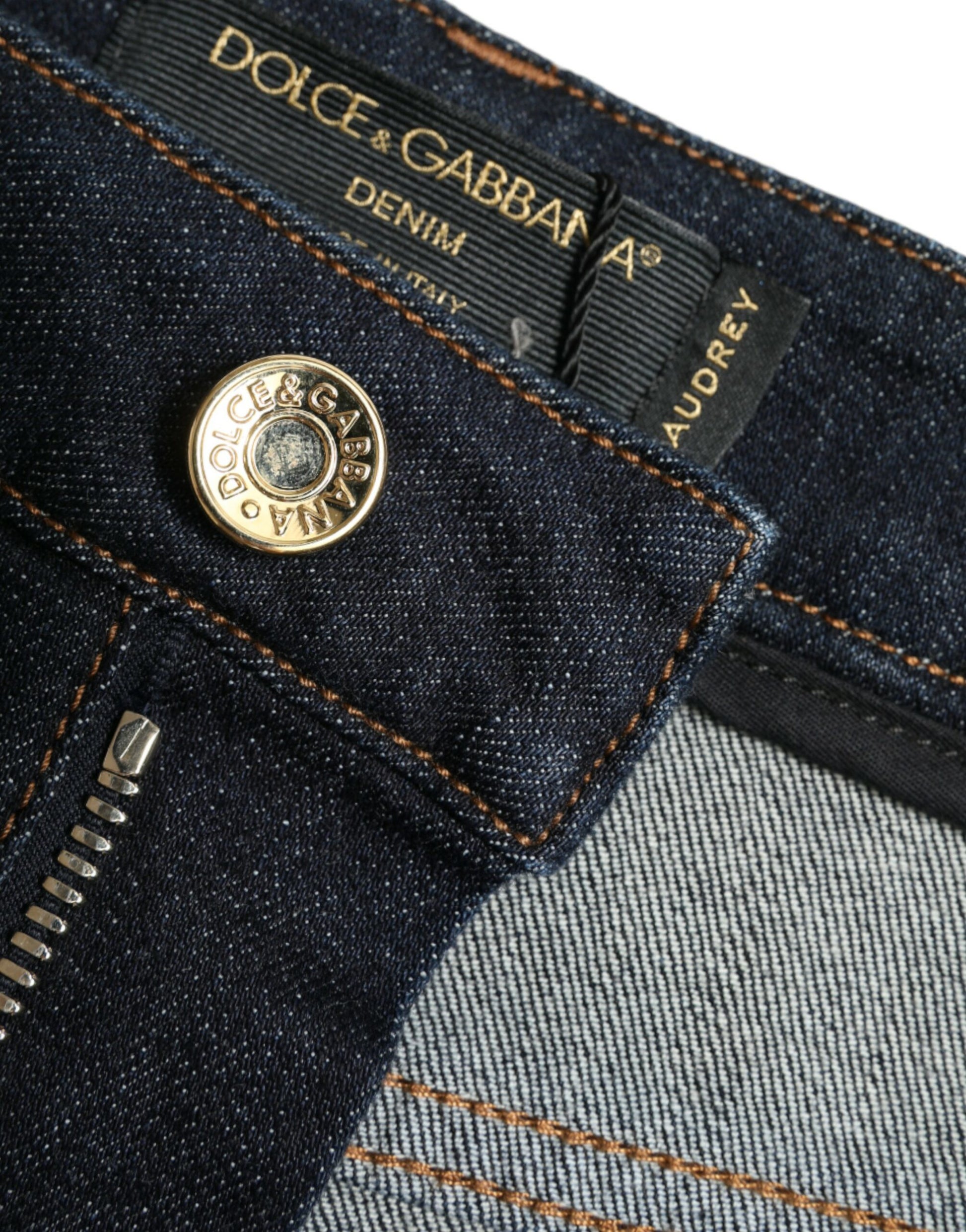 Dolce & Gabbana Sleek Mid-Waist Stretch Denim Jeans - IT40|S