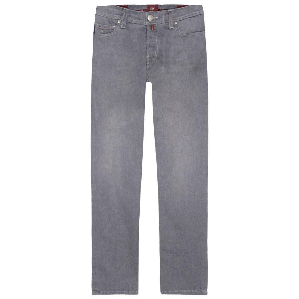 Tramarossa Gray Cotton Men’s Jeans