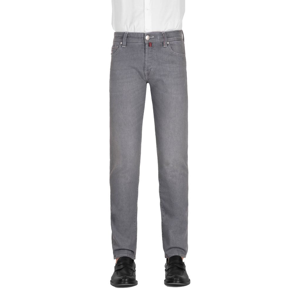 Tramarossa Gray Cotton Men’s Jeans