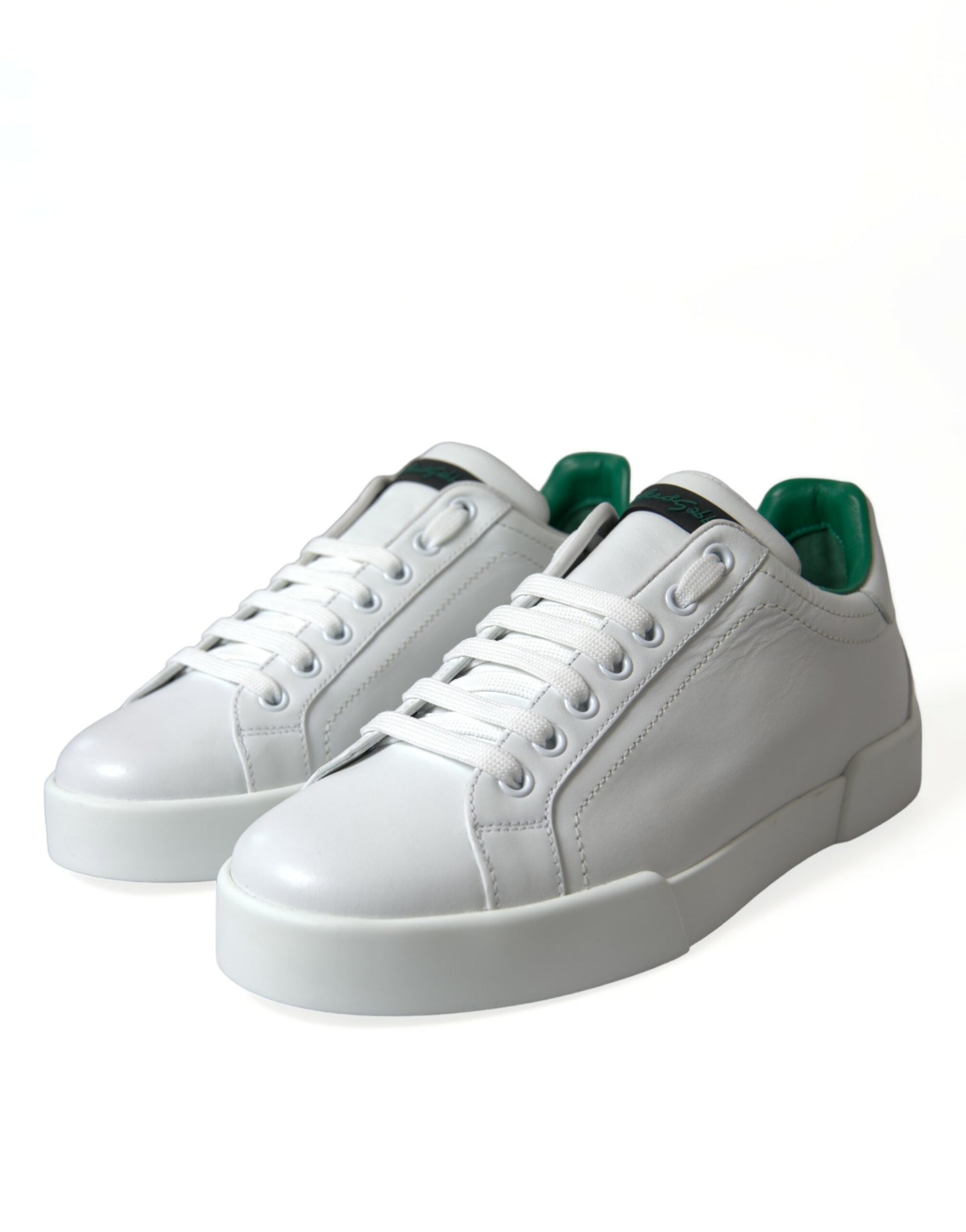 Dolce & Gabbana Elegant Portofino Calfskin Sneakers - EU39.5/US6.5