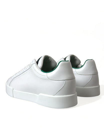 Dolce & Gabbana Elegant Portofino Calfskin Sneakers - EU39.5/US6.5