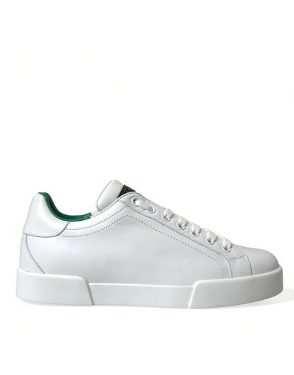 Dolce & Gabbana Elegant Portofino Calfskin Sneakers - EU39.5/US6.5