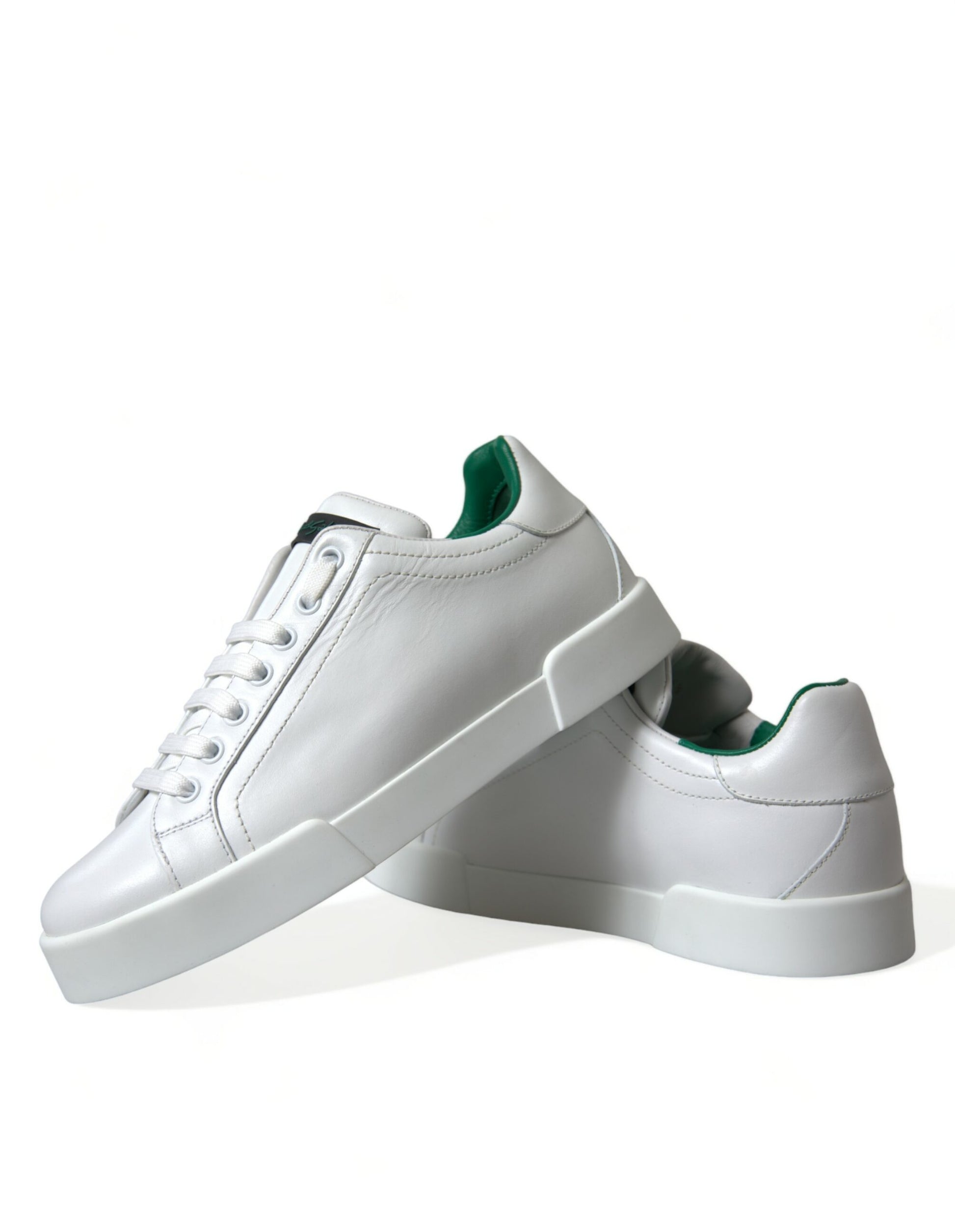 Dolce & Gabbana Elegant Portofino Calfskin Sneakers - EU39.5/US6.5