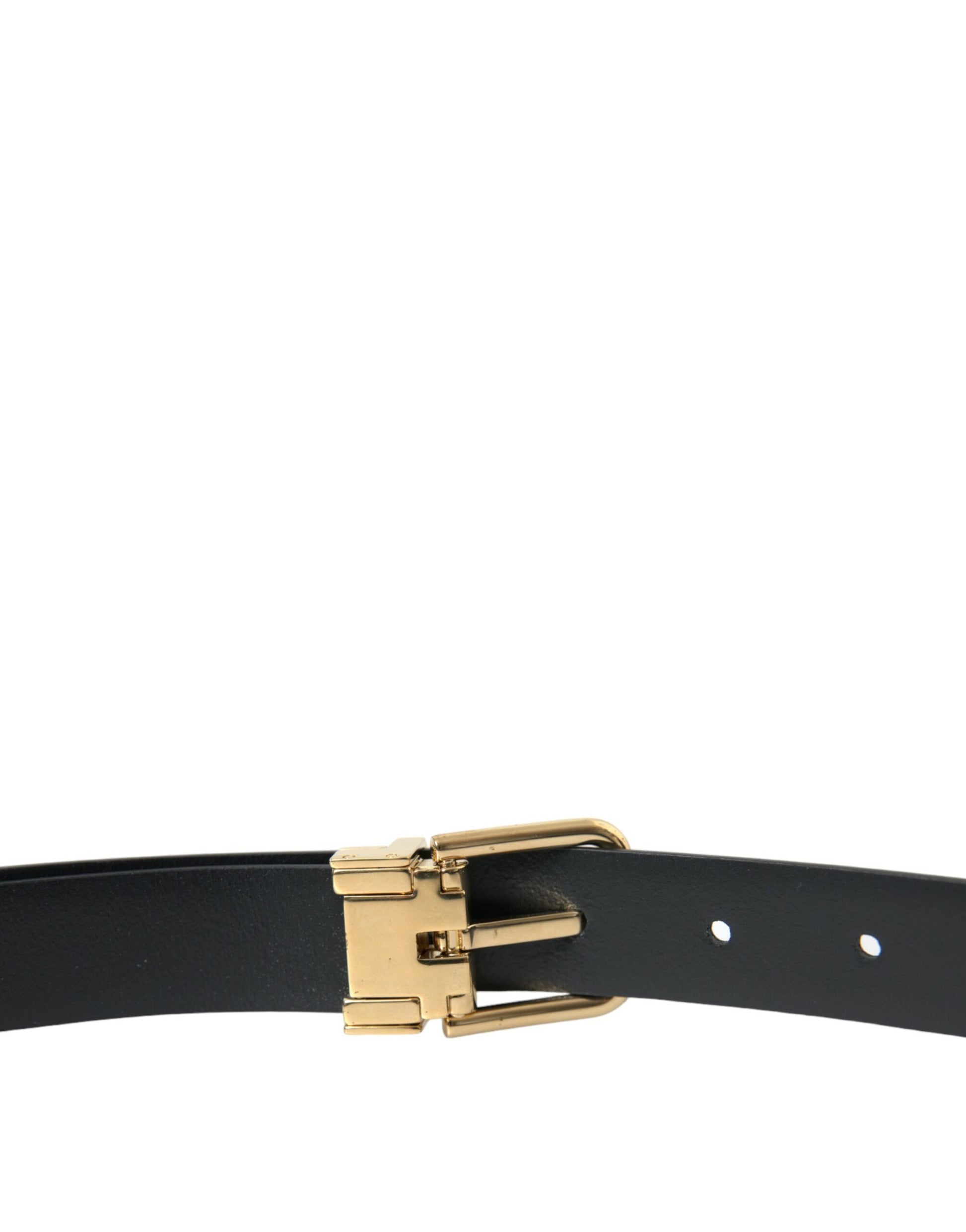 Dolce & Gabbana Elegant Blue Calf Leather Belt - 115 cm / 46 Inches