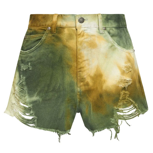 PINKO Green Cotton Women Shorts - W25