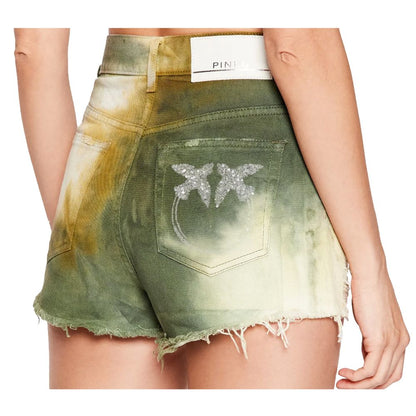 PINKO Green Cotton Women Shorts - W25