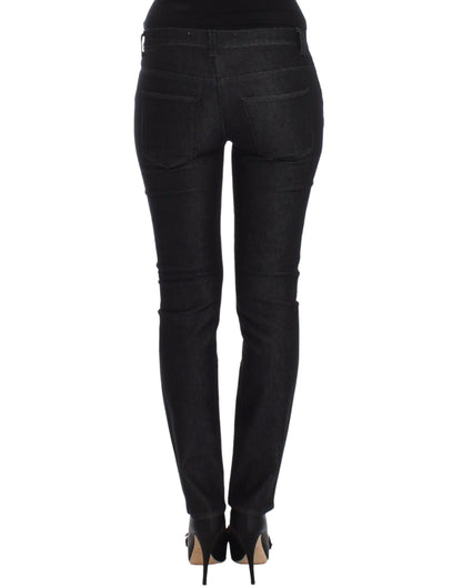 Ermanno Scervino Chic Black Skinny Jeans - Elegant & Slim Fit - W26