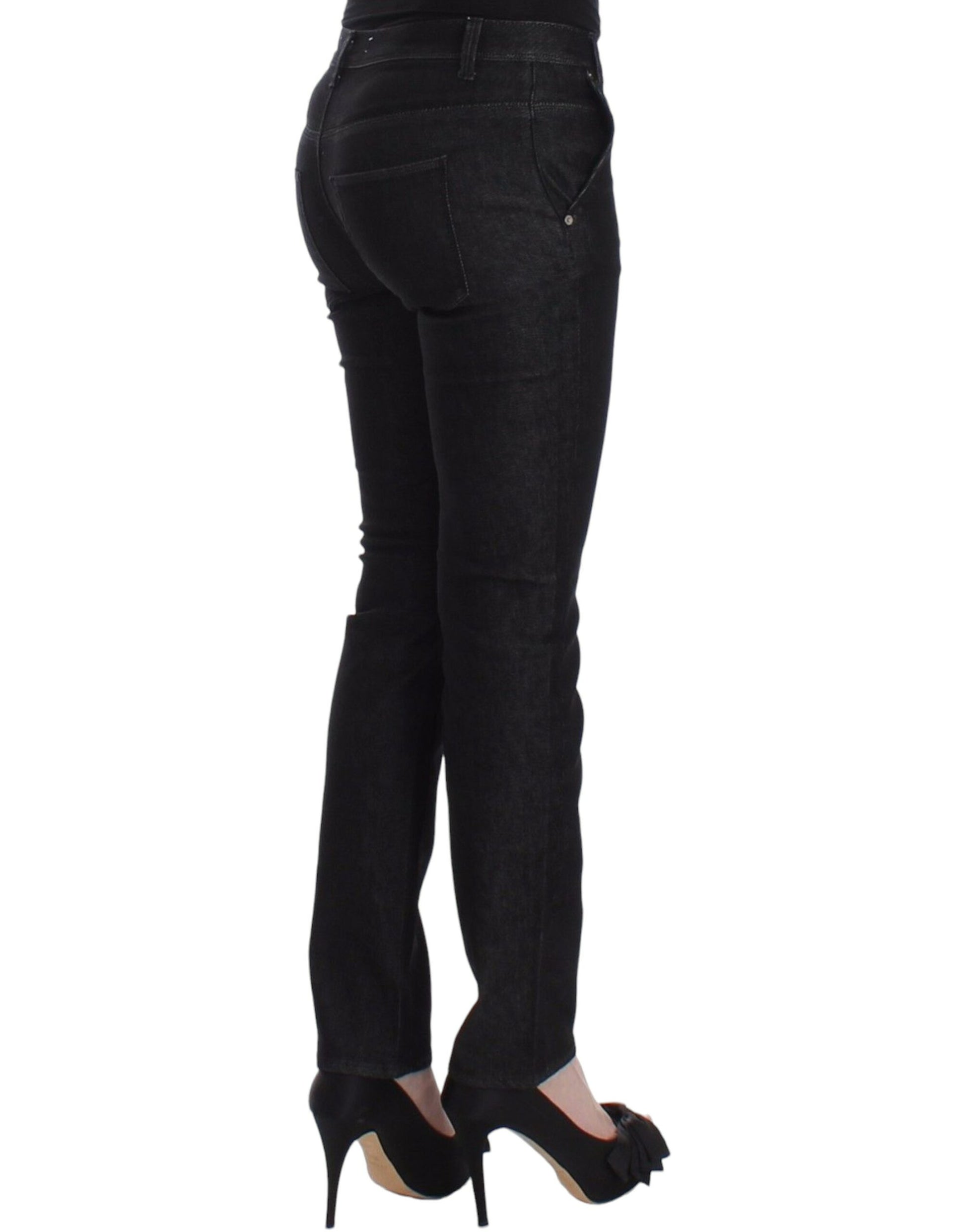 Ermanno Scervino Chic Black Skinny Jeans - Elegant & Slim Fit - W26