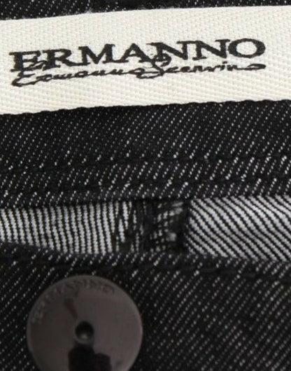 Ermanno Scervino Chic Black Skinny Jeans - Elegant & Slim Fit - W26